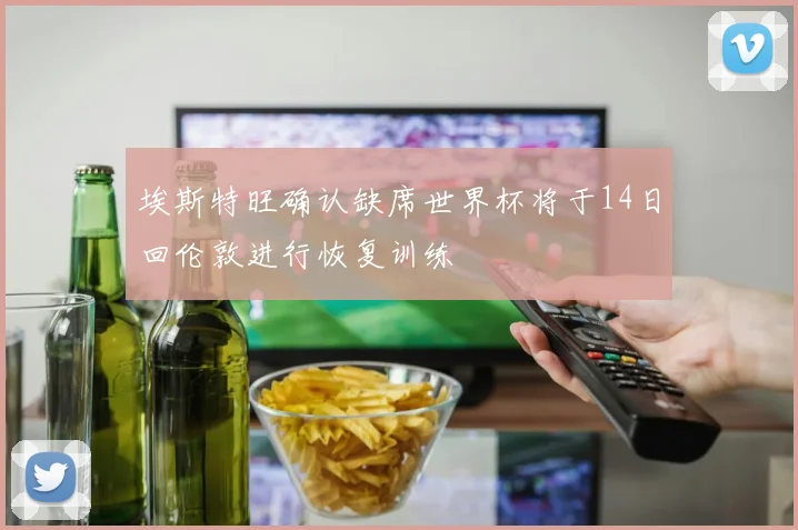 埃斯特旺确认缺席世界杯将于14日回伦敦进行恢复训练